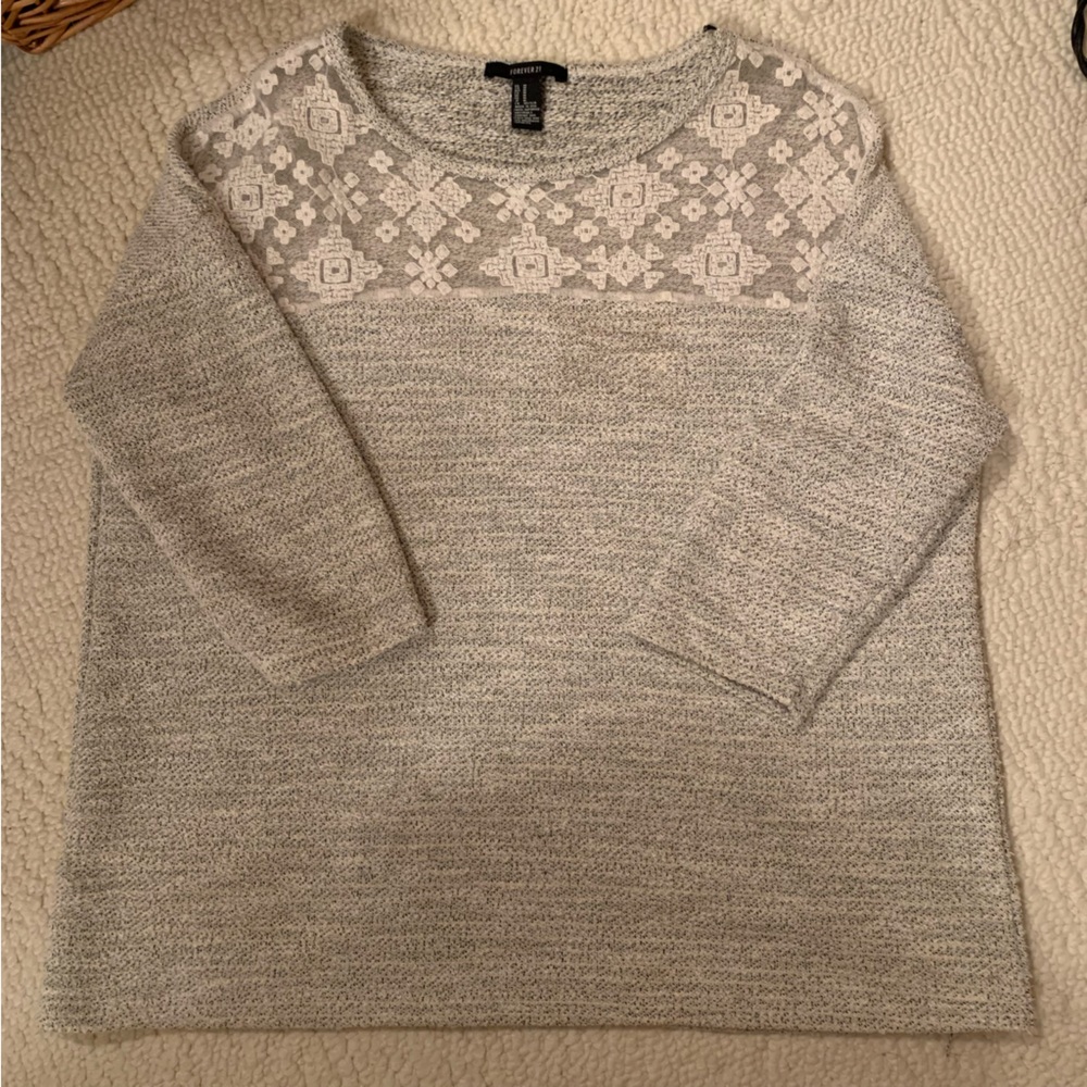 Forever 21 Gray Sweater